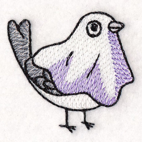 Halloween Chickadee - Ghost