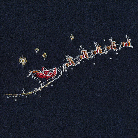 Midnight Christmas Garden - Santa's Flight