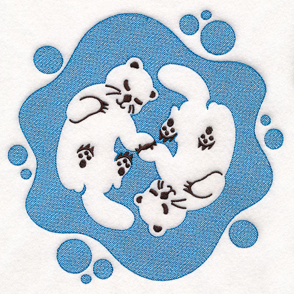 Sweet Otters (Embossed)