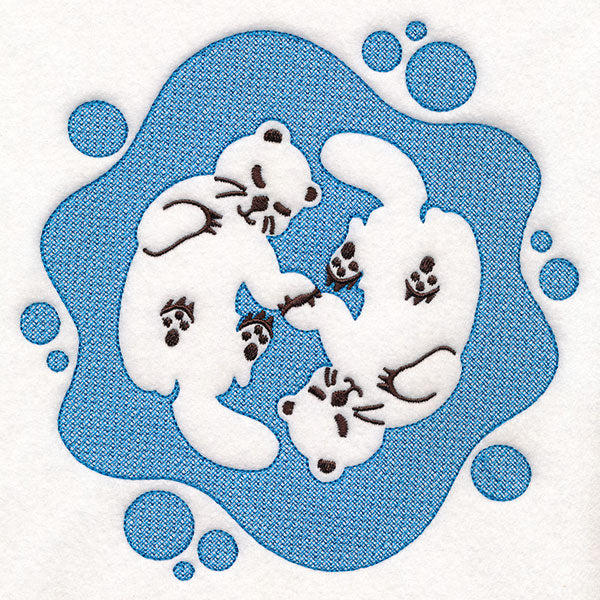 Sweet Otters (Embossed)