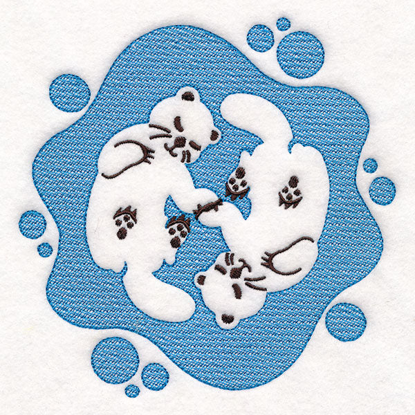 Sweet Otters (Embossed)