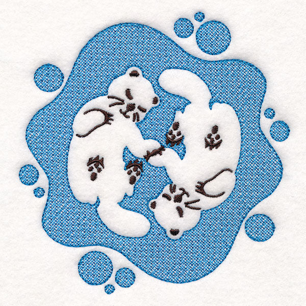 Sweet Otters (Embossed)