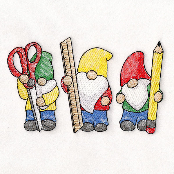 Back-to-School Gnomes Trio