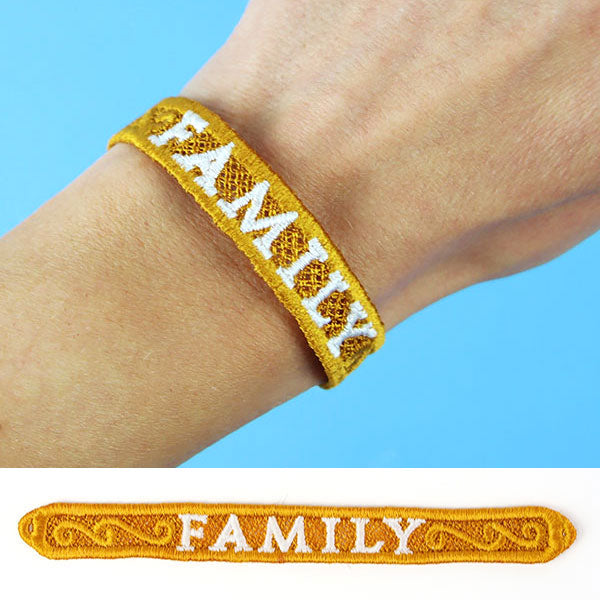 Words of Wisdom Bracelet - Family (Lace)