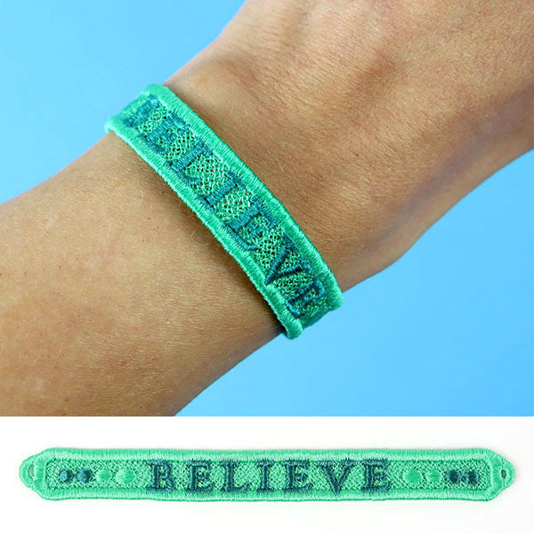 Words of Wisdom Bracelet - Believe (Lace)