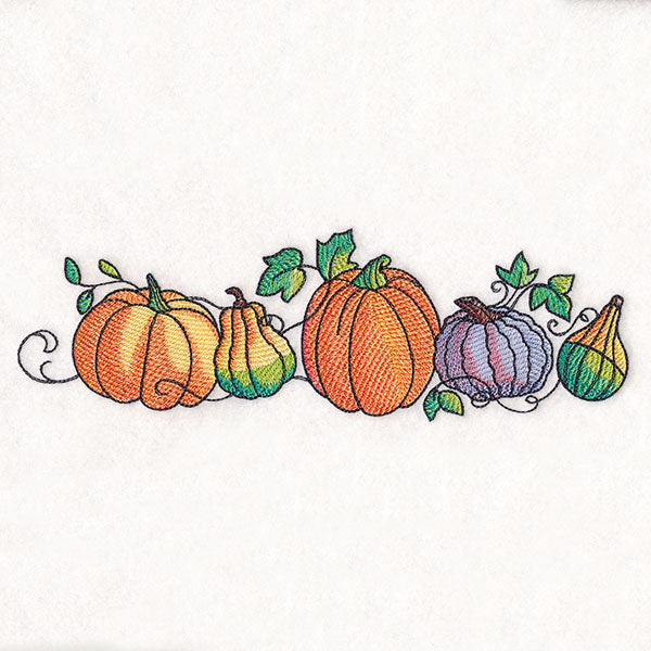 Color Theory Autumn Border