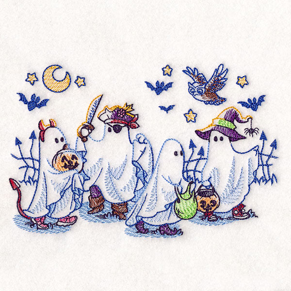 Trick-or-Treat Ghosts