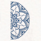 Textured Beauty Half Mandala