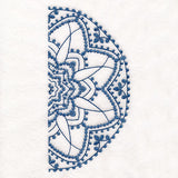 Textured Beauty Half Mandala