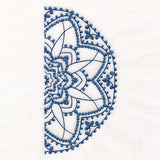 Textured Beauty Half Mandala