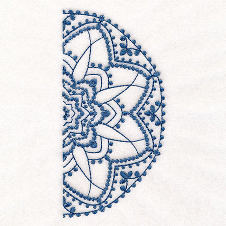 Textured Beauty Half Mandala