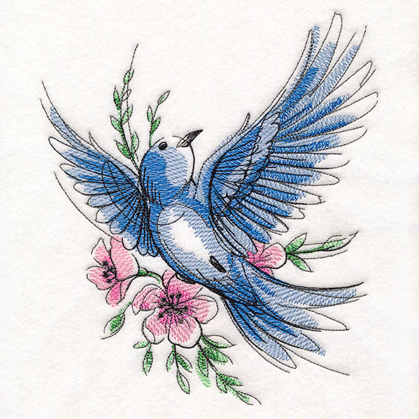 Joyful Storybook Mountain Bluebird