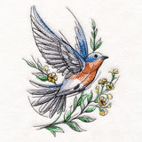 Joyful Storybook Eastern Bluebird