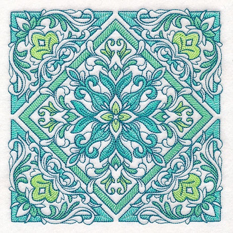 Bohemian Flourish Square