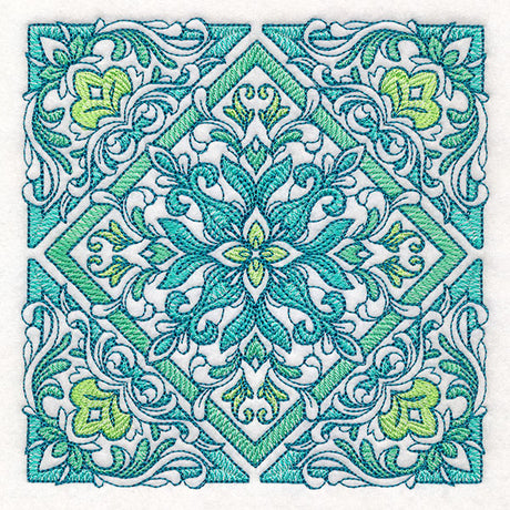 Bohemian Flourish Square