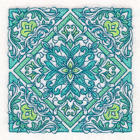 Bohemian Flourish Square