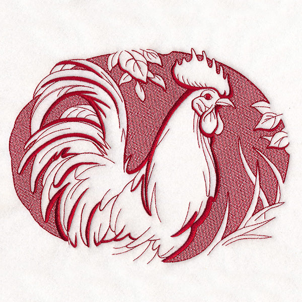 Country King Rooster (Embossed)
