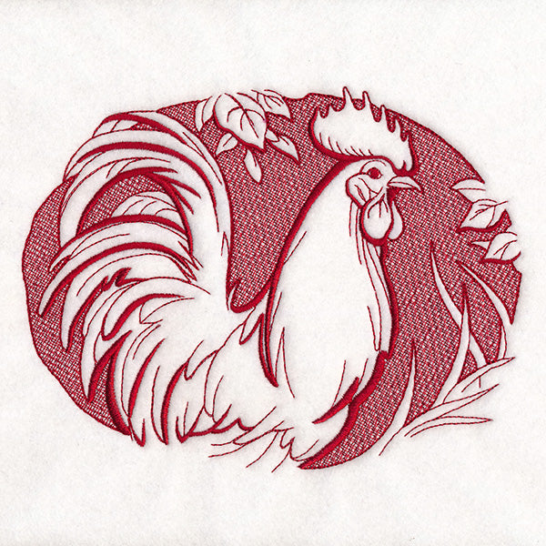 Country King Rooster (Embossed)