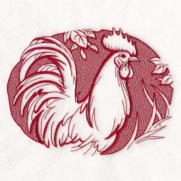 Country King Rooster (Embossed)