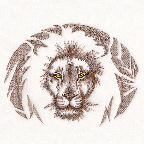 Majestic Lion (Embossed)