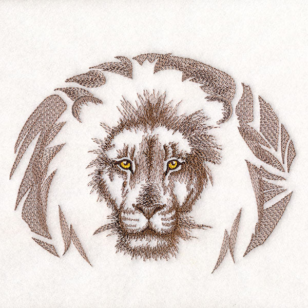 Majestic Lion (Embossed)