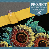 Four Panel Sunflower Bouquet - Bottom Left
