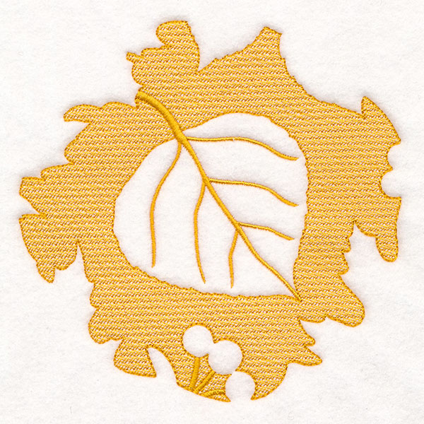 Aspen Leaf (Embossed)