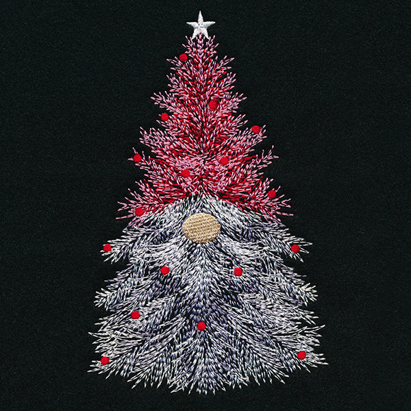 Textured Gnome Christmas Tree