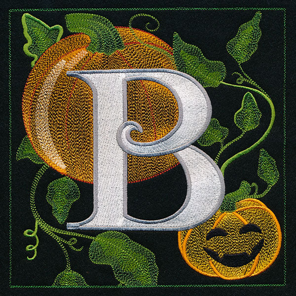 Halloween Boo Square - B