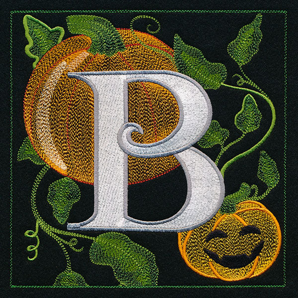 Halloween Boo Square - B