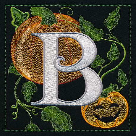 Halloween Boo Square - B