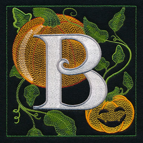 Halloween Boo Square - B