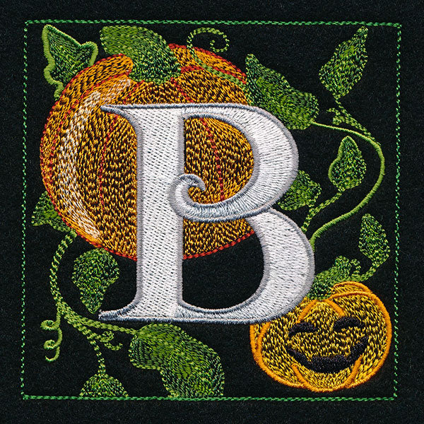 Halloween Boo Square - B