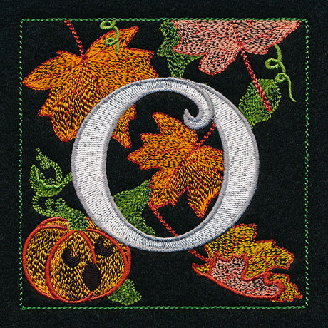 Halloween Boo Square - O