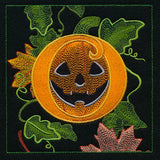 Halloween Boo Square - Jack o' Lantern
