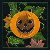 Halloween Boo Square - Jack o' Lantern