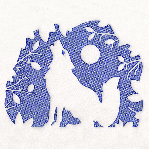 Howling Wolf (Embossed)