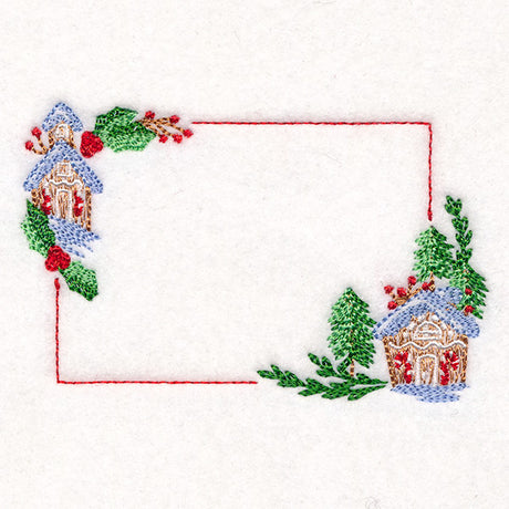 Christmas Quilt Labels - Gingerbread House
