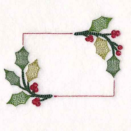 Christmas Quilt Labels - Holly & Berries