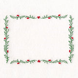 Christmas Quilt Labels - Delicate Holly & Berries