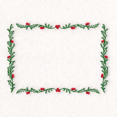 Christmas Quilt Labels - Delicate Holly & Berries