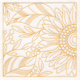 Autumn Details Quilting - Sunflower (Double Run)