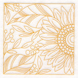 Autumn Details Quilting - Sunflower (Double Run)