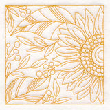 Autumn Details Quilting - Sunflower (Double Run)