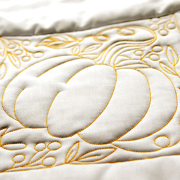 Autumn Details Quilting - Pumpkin (Double Run)