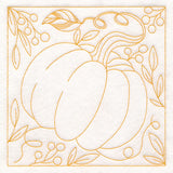 Autumn Details Quilting - Pumpkin (Double Run)