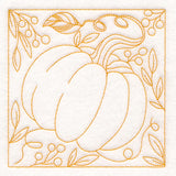 Autumn Details Quilting - Pumpkin (Double Run)