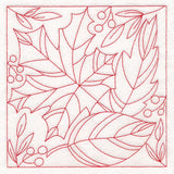 Autumn Details Quilting - Leaves (Double Run)