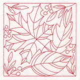 Autumn Details Quilting - Leaves (Double Run)