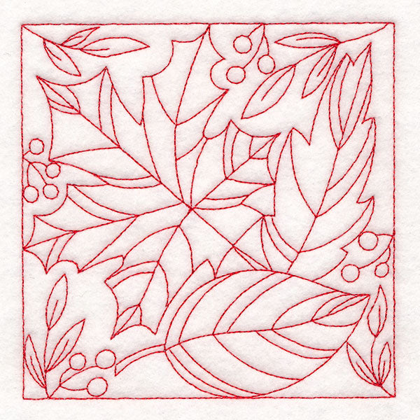 Autumn Details Quilting - Leaves (Double Run)